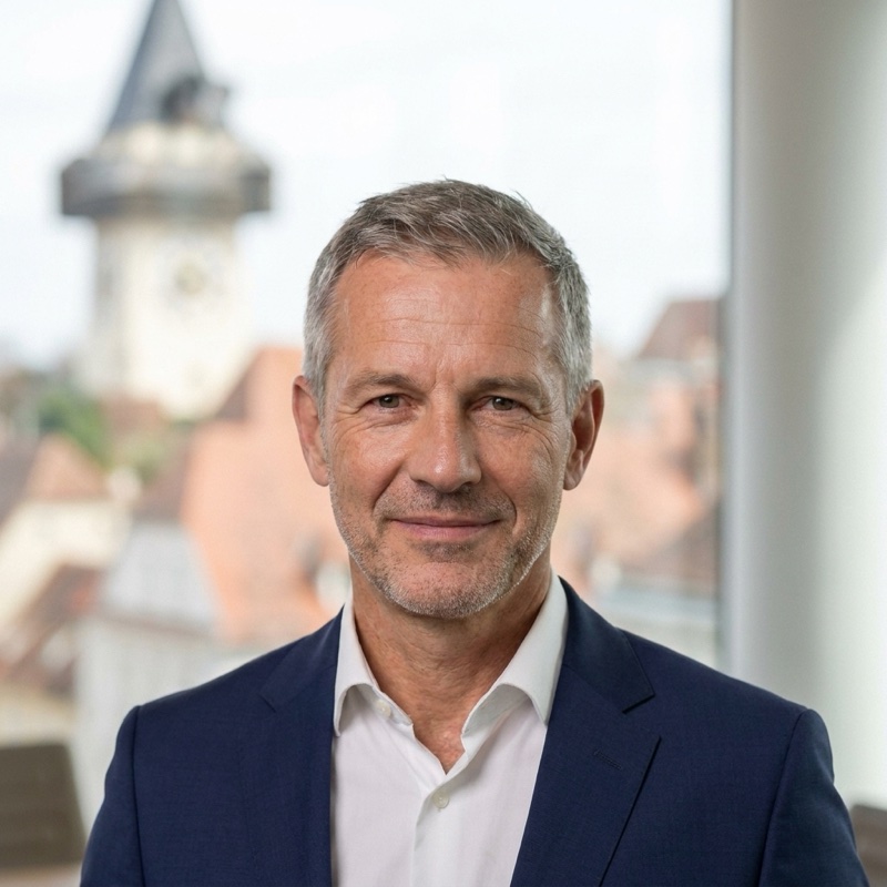 KI-generiertes Porträt der KI-Persona Florian