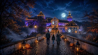Burg Geflüster auf Burg Schlaining: Lichtkunst trifft Interaktion